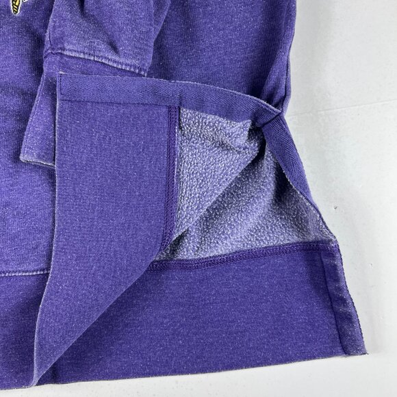 NFL Minnesota Vikings Sweatshirt Women's Medium Purple Faded Pullover Crewneck - Picture 5 of 13